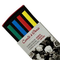 Giz Conte a Paris Pastel Seco com 4 Cores Iniciação Giz Conte a Paris Pastel Seco com 4 Cores Iniciação