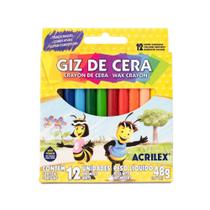 Giz de Cera 12 Cores Acrilex