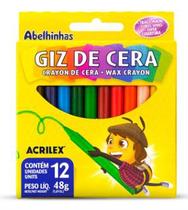 Giz de Cera 12 Cores - Acrilex