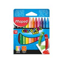 Giz De Cera 12 Cores Colorpeps Wax - Maped