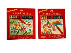 Giz de cera 12 cores pequeno Faber Castell Giz de cera 12 cores pequeno Faber Castell