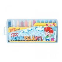 Giz de Cera Aquarelável - 12 Cores - Bismark Giz de Cera Aquarelável - 12 Cores - Bismark