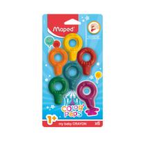 Giz de Cera Color'Peps Baby 6 Cores MAPED
