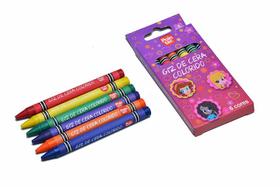 Giz de Cera Colorido 06 Peças MA521356 - Pointer