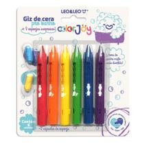 Giz de cera com 06 fino para banho retratil colorjoy Giz de cera com 06 fino para banho retratil colorjoy