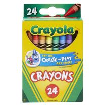 Giz de Cera Crayola 24 Cores Pacote com 4 Giz de Cera Crayola 24 Cores Pacote com 4