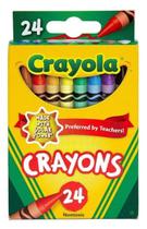 giz de cera crayola crayons 24 cores