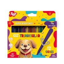 Giz de Cera DAC Triangular 12 Cores