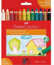 Giz de Cera Ecogiz 12 Cores Faber-Castell