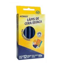 Giz de cera estaca cx/12