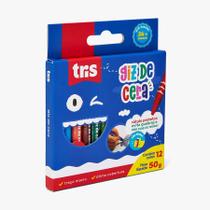 Giz de Cera Fino - 12 Cores - Tris Giz de Cera Fino - 12 Cores - Tris