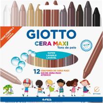 Giz de Cera Fino Giotto Maxi TONS de Pele 12COR PCT.C/12