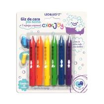 Giz De Cera Fino Retratil P/Banho C/2 Surpresa Giz De Cera Fino Retratil P/Banho C/2 Surpresa