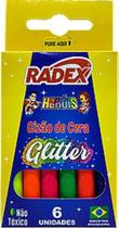 Giz de cera glitter com 6 cores radex Giz de cera glitter com 6 cores radex