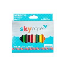 Giz De Cera Jumbo 12 Cores SK1104