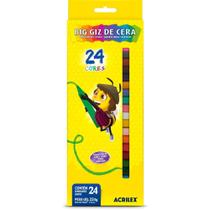 Giz de Cera Jumbo 24 Cores BIG GIZ 224G CX.C/06 Giz de Cera Jumbo 24 Cores BIG GIZ 224G CX.C/06