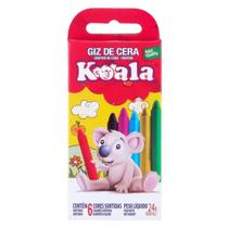 Giz de cera koala 6 cores