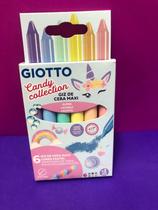 Giz de cera maxi candy giotto 6 cores collection