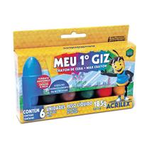 Giz de Cera Meu 1 Giz Acrilex c/ 6 cores 09506