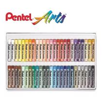 Giz De Cera Pastel A Óleo 50 Cores Pentel Arts