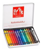 Giz de Cera Pastel Caran D'ache Neocolor I 15 Cores