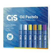 Giz de Cera Pastel Oleoso Cis Pastel com 36 Cores 58.7100