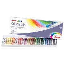 Giz De Cera Pentel Pastel Oleoso Com 25 Cores Phn-25