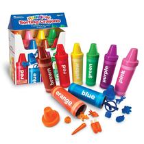 Giz de Cera Rainbow Sorting - 56 Peças - Brinquedo Educativo para Crianças a partir de 3 Anos