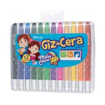 Giz de Cera Retrátil 12 Cores Maria Clara e JP Infantil Escolar Giz de Cera Retrátil 12 Cores Maria Clara e JP Infantil Escolar