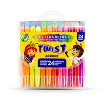 Giz de Cera Retratil Twist Acrilex Giz de Cera Retratil Twist Acrilex