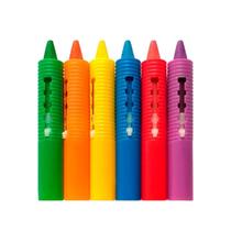 Giz de Cera Risque e Apague Buba Divertido Interativo para Colorir no Banho Pisos Azulejos