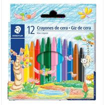 Giz de Cera Staedtler - Caixa com 12 cores