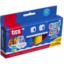 Giz de Cera Super Jumbo c/ 6 Cores - Tris Giz de Cera Super Jumbo c/ 6 Cores - Tris