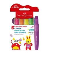 Giz de Cera Supermacio Neon Little Creatives 6 Cores - 224007