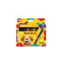 Giz de Cera Triangular - 5253 - Escolar