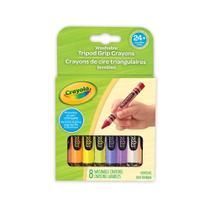 Giz de Cera Triangular Crayola My First - 8 Cores Laváveis