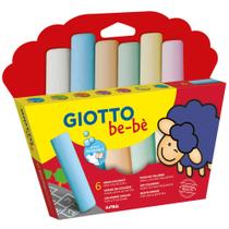 Giz de Chão Jumbo Bebè 6 cores Giotto Giz de Chão Jumbo Bebè 6 cores Giotto
