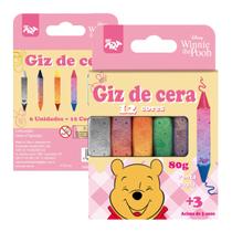 Giz de Duas Pontas Bicolor Pooh 12 Cores 80g - DAC Giz de Duas Pontas Bicolor Pooh 12 Cores 80g - DAC