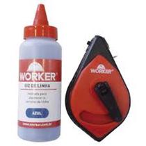 Giz de Linha 30m/100g Azul - Worker