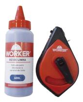 Giz De Linha Azul 100g 30m Worker Giz De Linha Azul 100g 30m Worker