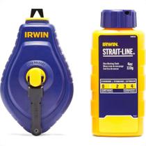 Giz De Linha Irwin Combo 30M Azul Iwht48442Bc Giz De Linha Irwin Combo 30M Azul Iwht48442Bc
