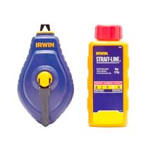 Giz de Linha Marcação Kit 30m Vermelho Iwht48442rc - Irwin
