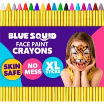 Giz de Pintura Corporal Azul Squid 18 Unidades XL Não Tóxico e Lavável Giz de Pintura Corporal Azul Squid 18 Unidades XL Não Tóxico e Lavável