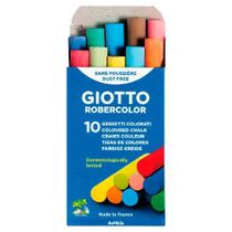 Giz escolar antialérgico Colorido para lousa 10 unid Giotto