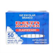 Giz Escolar Branco 50 unidades Delta Master Giz Escolar Branco 50 unidades Delta Master