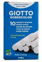 Giz Escolar Branco Com 10 Giotto