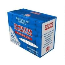 Giz Escolar Delta Master Plast. 50 Un Branco