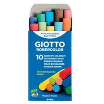 Giz Escolar Giotto Robercolor 10 Unidades Coloridas