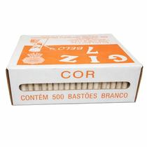 Giz Escolar Plastificado 500 Unidades Branco - Sete Belo Giz Escolar Plastificado 500 Unidades Branco - Sete Belo