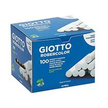 Giz Escolar Plastificado Giotto Branco C/100